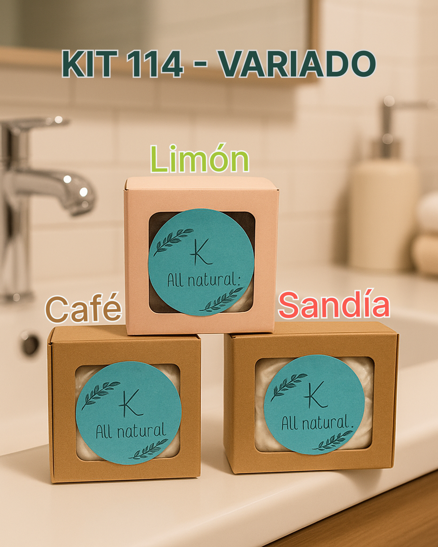 Jabón Artesanal - Kit Variado